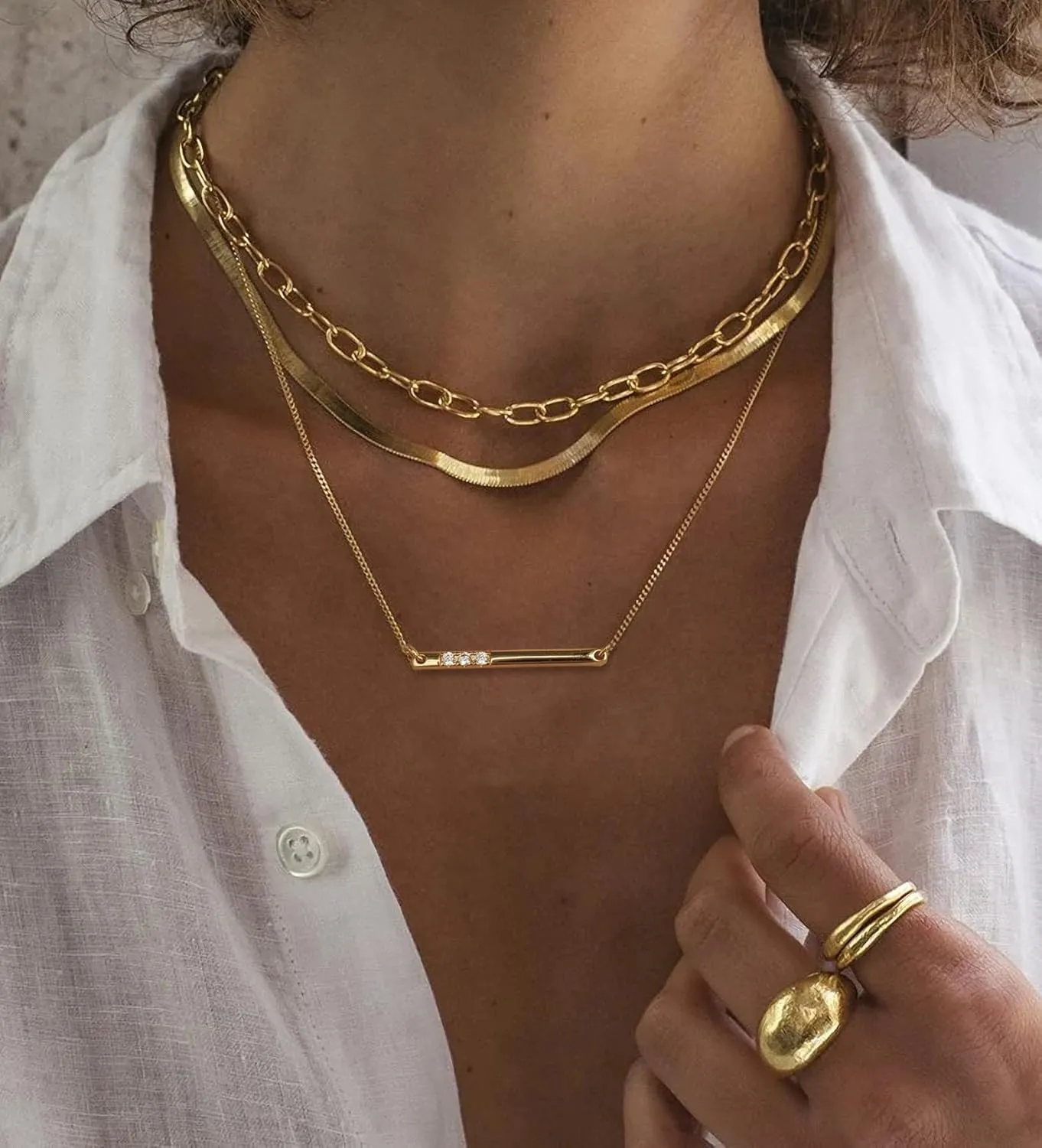 14K Gold Diamond Cross Necklace,Dainty Cross Shape Faith Choker Necklace Simple Small Cross Pendant Necklaces for Women Jewelry Gifts