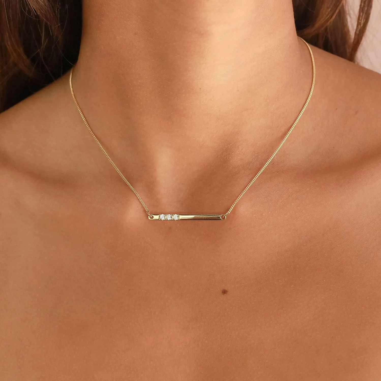 14K Gold Diamond Cross Necklace,Dainty Cross Shape Faith Choker Necklace Simple Small Cross Pendant Necklaces for Women Jewelry Gifts