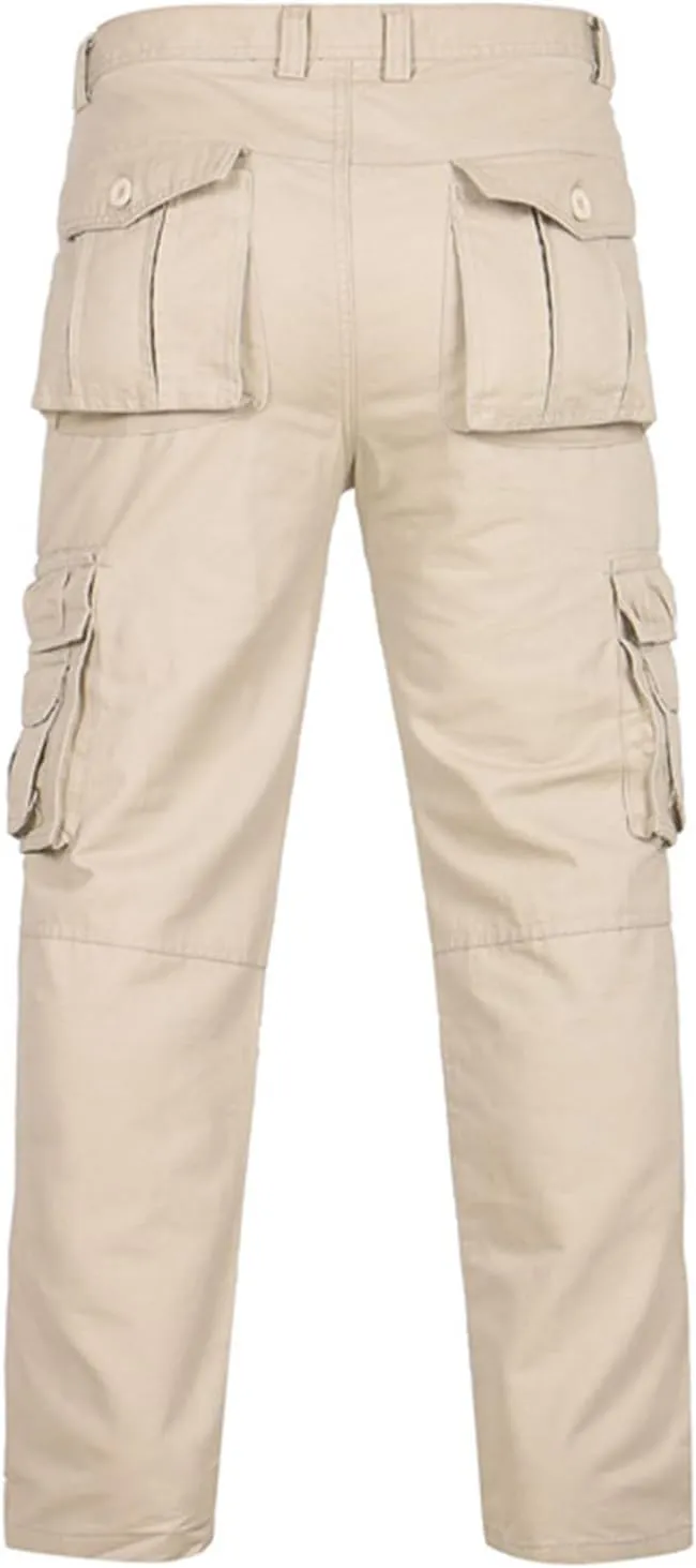2023 Mens Cargo Pants Loose Fit with Multi Pockets Wild Hiking Pants Lightweight Trousers Stylish Outdoor Sweatpants Joggers