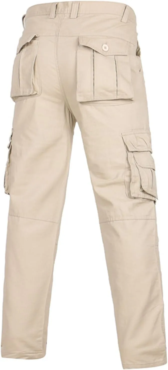 2023 Mens Cargo Pants Loose Fit with Multi Pockets Wild Hiking Pants Lightweight Trousers Stylish Outdoor Sweatpants Joggers