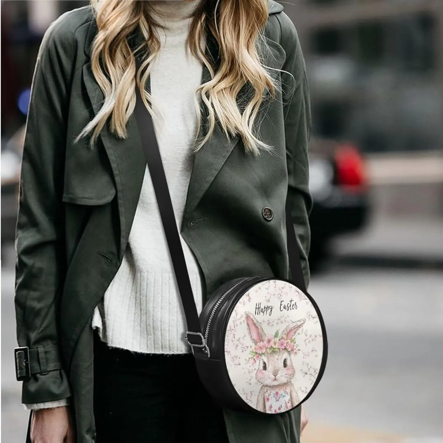 3Pcs Tote Bags Set Satchel Bags Saddle Bag Purses for Women Circle Purse Shoulder Bag Purses for Women