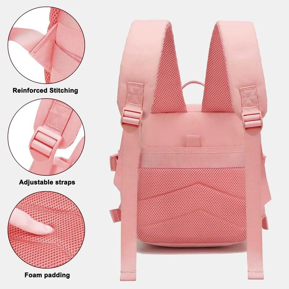 9L Mini Backpack for Men and Women, Small Backpack for Gym Hiking Travel Sports Running (Pink)