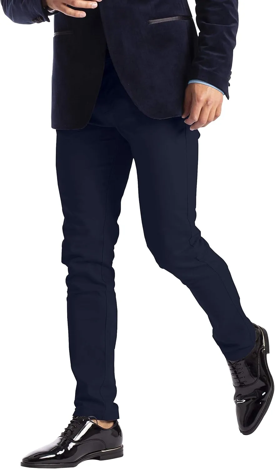Alamo Slim-Fit Chinos Pants Men - Classic Breathable Flat-Front Chino Pants for Men