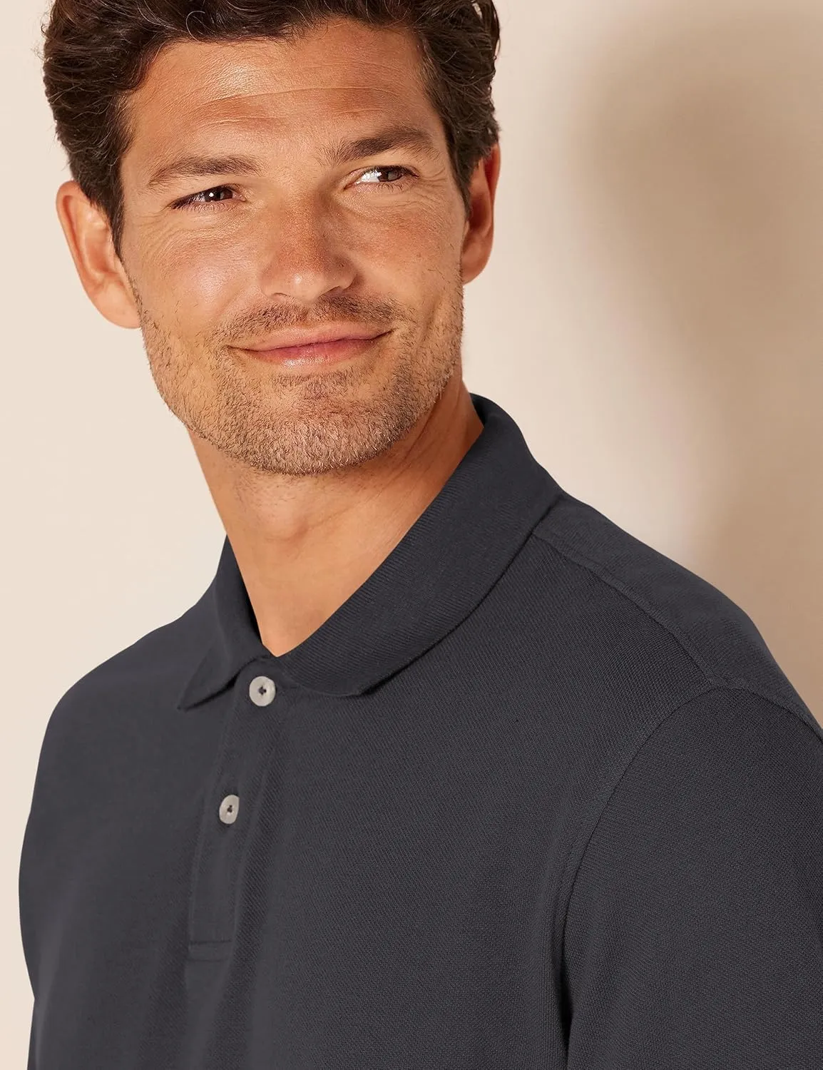 Amazon Essentials Men's Regular-Fit Cotton Pique Polo Shirt (Available in Big & Tall)