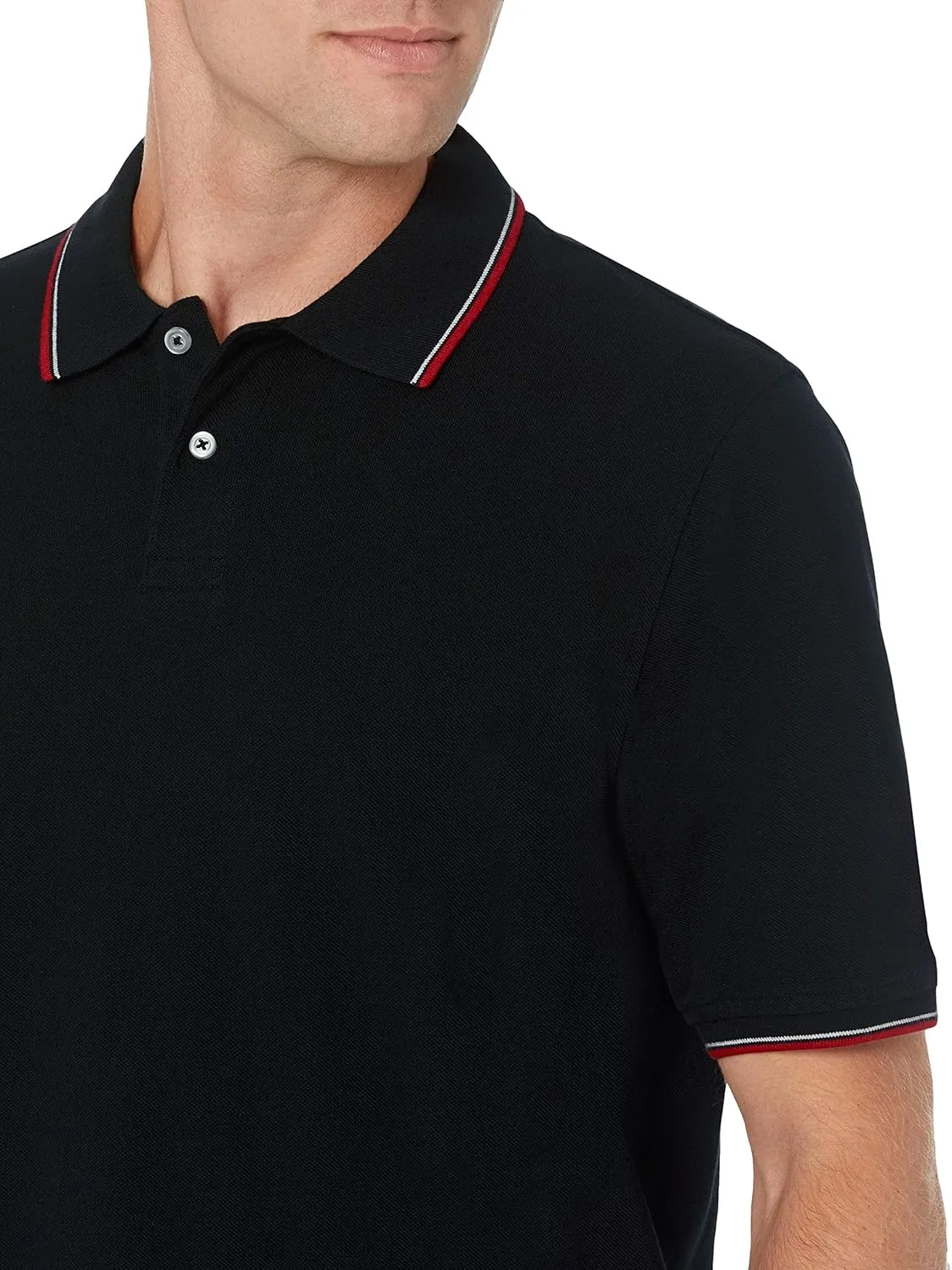Amazon Essentials Men's Regular-Fit Cotton Pique Polo Shirt (Available in Big & Tall)