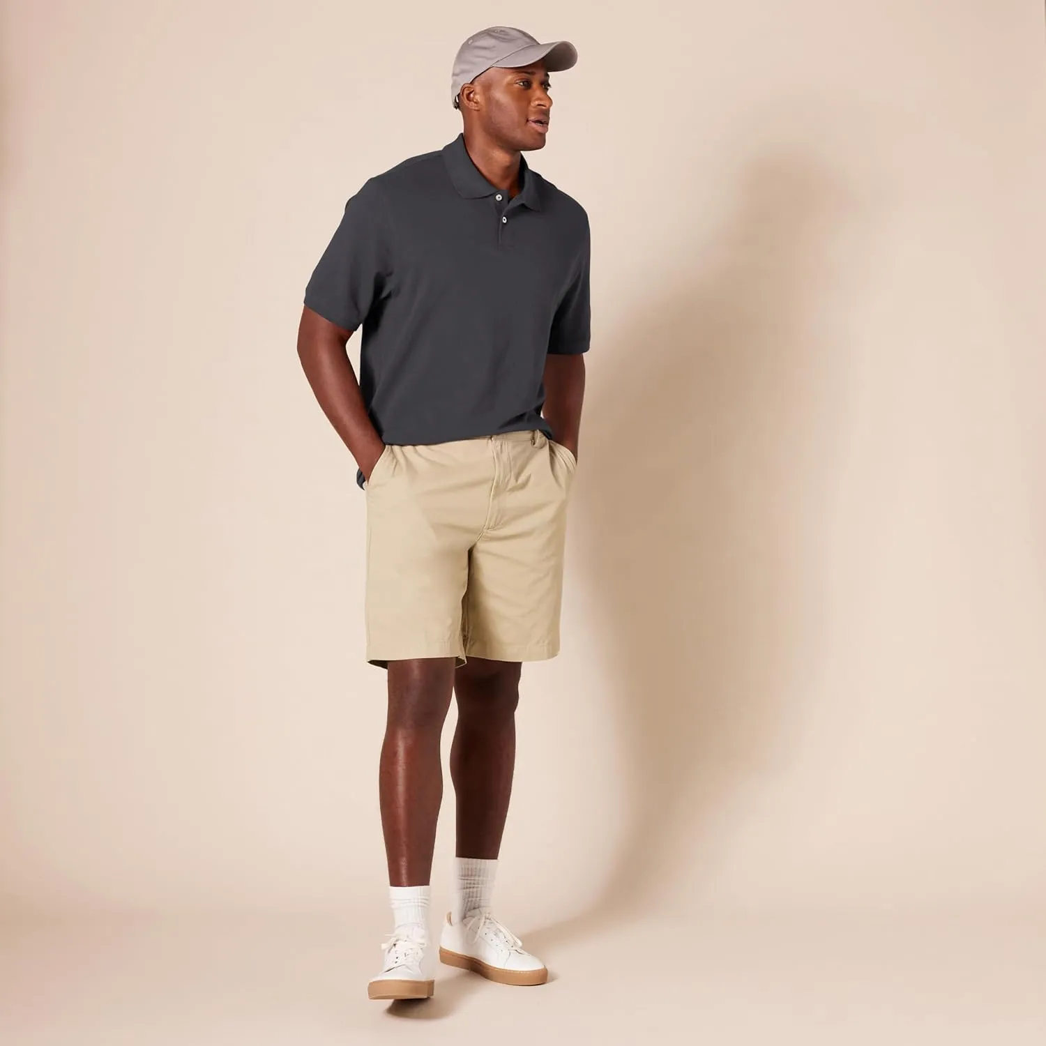 Amazon Essentials Men's Regular-Fit Cotton Pique Polo Shirt (Available in Big & Tall)