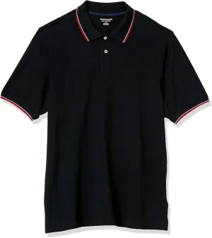 Amazon Essentials Men's Regular-Fit Cotton Pique Polo Shirt (Available in Big & Tall)