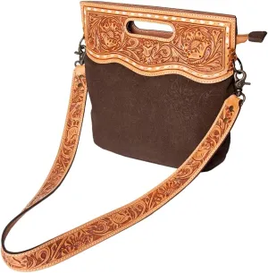 American Darling Clutch Hand Tooled Embossed Genuine Leather Western Women Bag Handbag Purse | Leather Clutch Bag | Clutch Purses for Women | Cute Clutch Bag | Clutch Purse