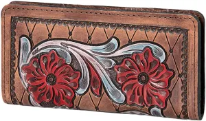 American Darling GIBGX1216 Clutch Genuine Western Leather Women Bag
