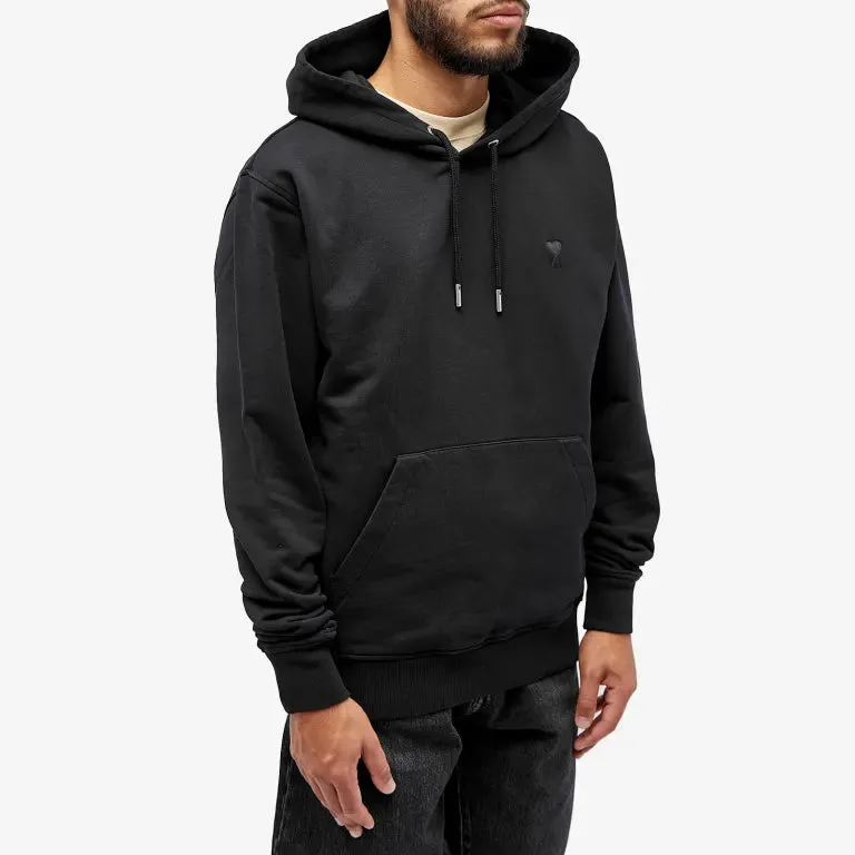 AMI PARIS Tonal Heart hoodie, black