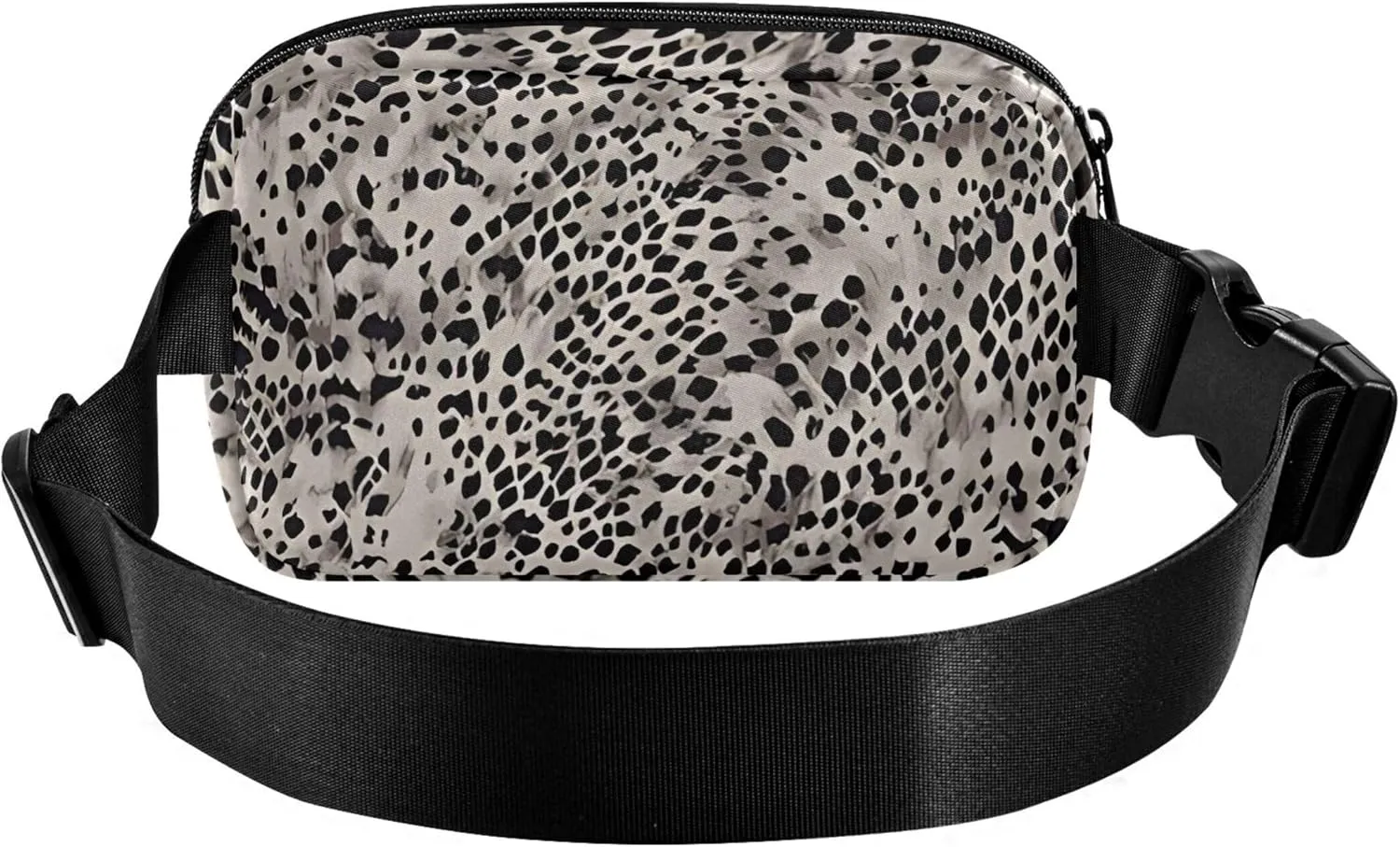 Animal Leopard Skin Women Fanny Pack Large Hip Belt Bag Waterproof Neon Waist Pouch for Women