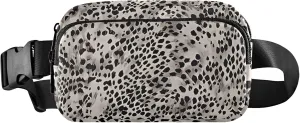 Animal Leopard Skin Women Fanny Pack Large Hip Belt Bag Waterproof Neon Waist Pouch for Women