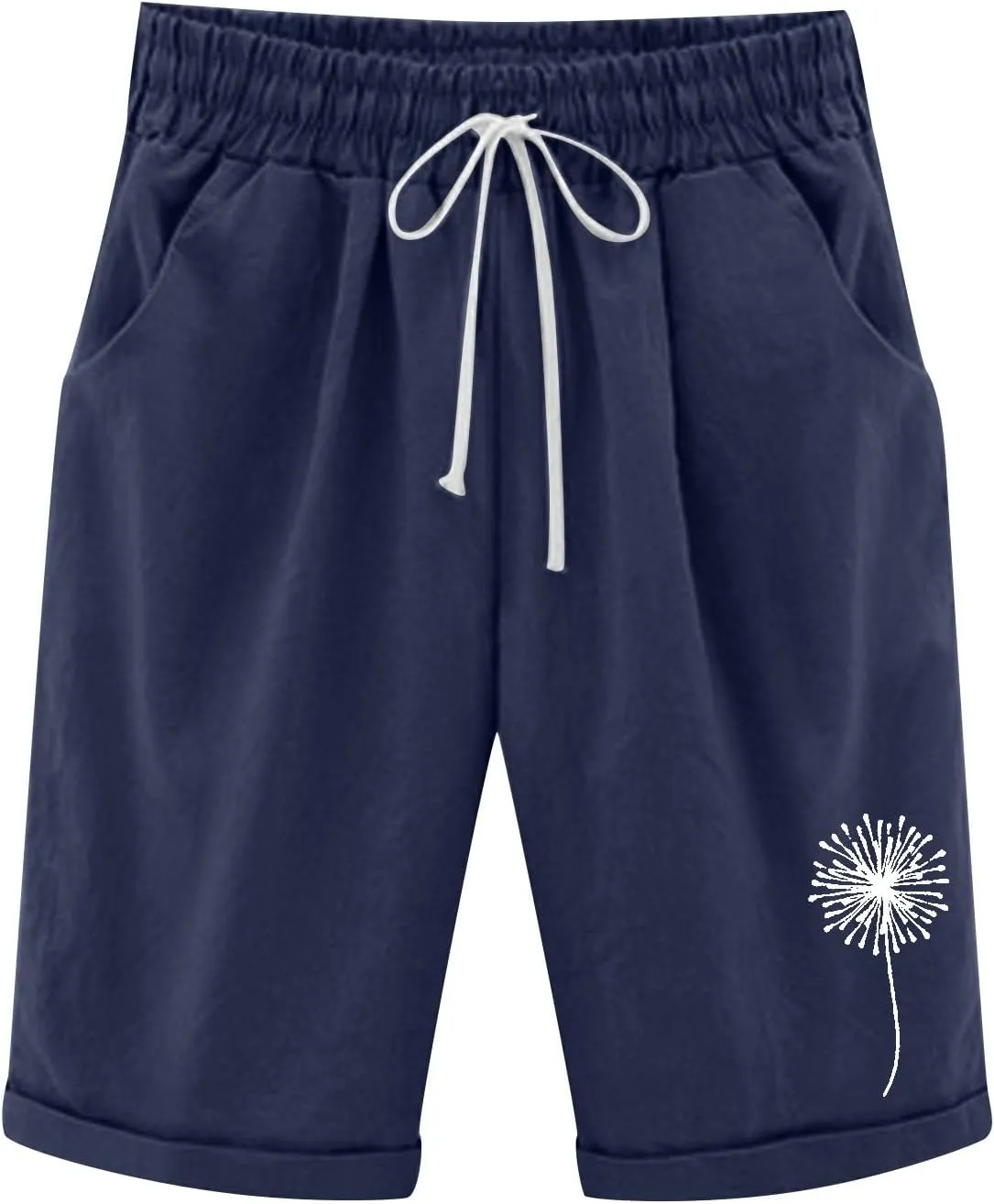Athletic Shorts for Women Pants Shorts Lacing Beach Workout with Pocket Five Point Lighweight Athletic Shorts for