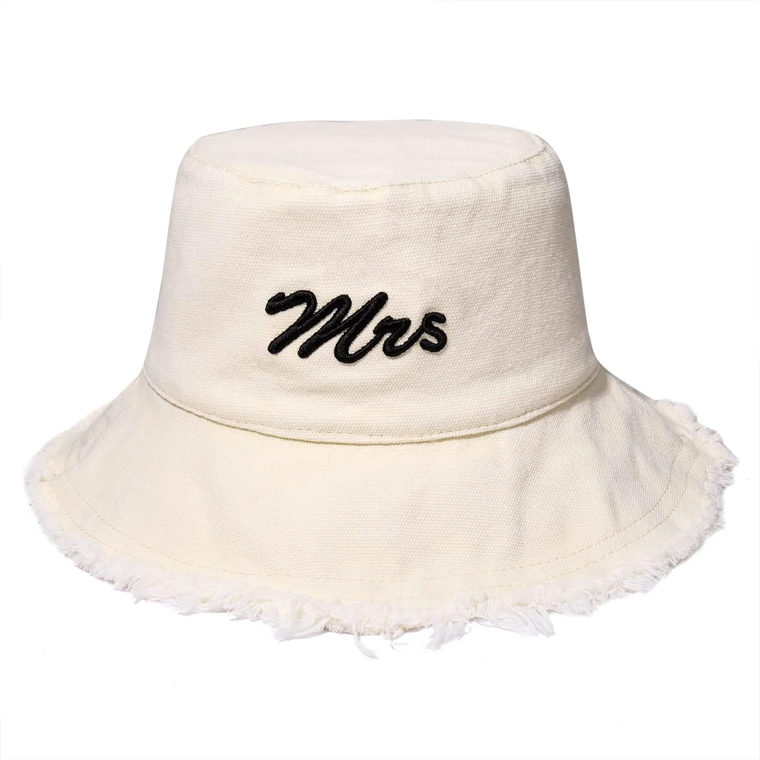 boderier Sun Hats for Women Summer Casual Wide Brim Cotton Bucket Hat Beach Vacation Travel Accessories
