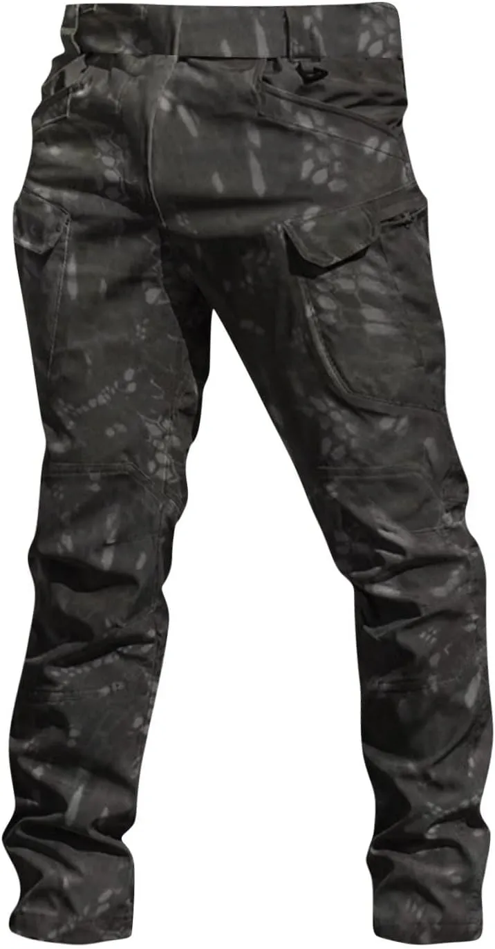 Cargo Pants for Men City Special Service Trousers Relaxed Fit Mens Slacks Military Fan Ix7 Overalls with Pocket