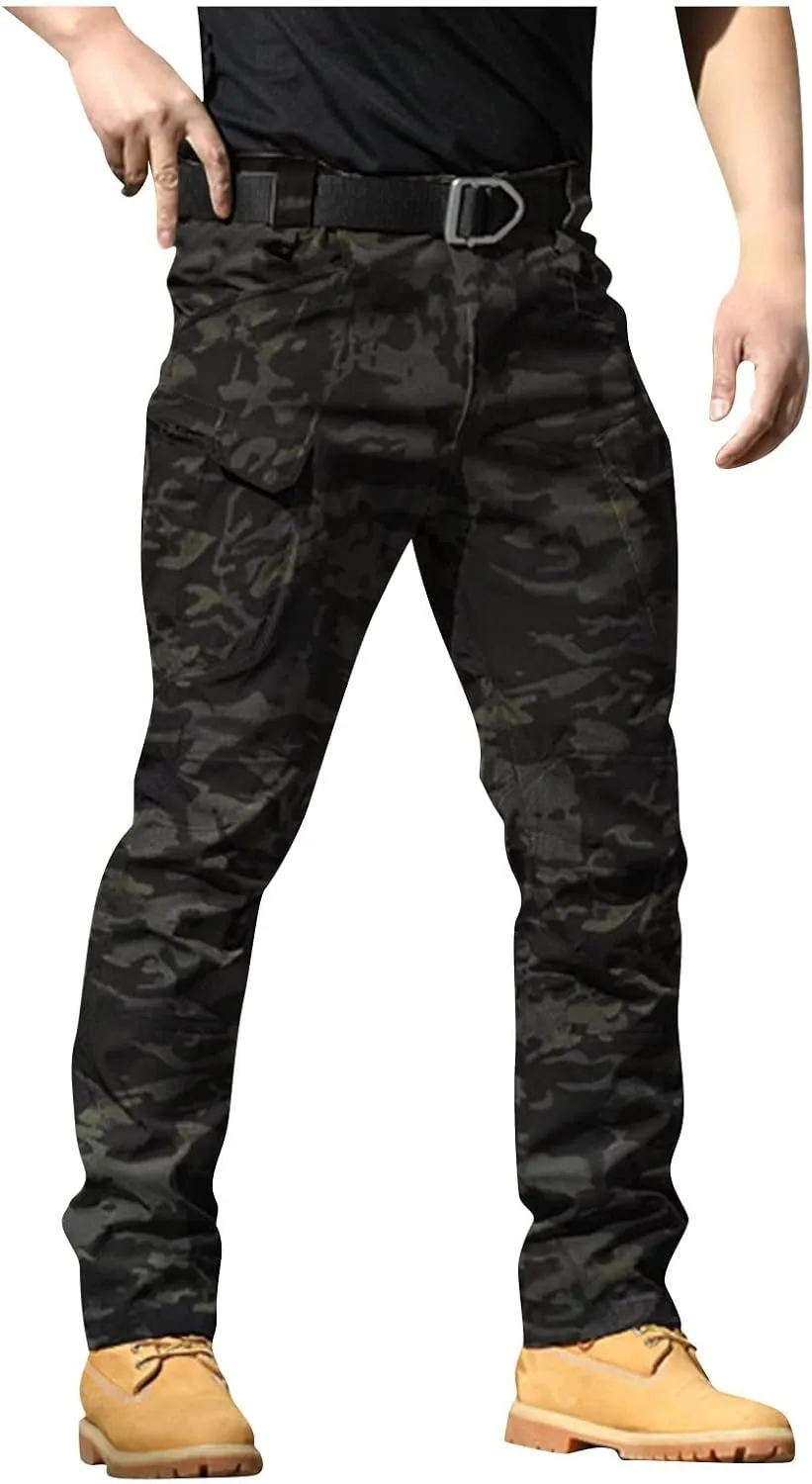 Cargo Pants for Men City Special Service Trousers Relaxed Fit Mens Slacks Military Fan Ix7 Overalls with Pocket