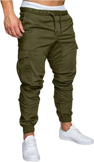 Cargo Pants for Men Tactical Pants Casual Hiking Pants Flex Warm Cotton Cargo Pants Workout Joggers with Pockets