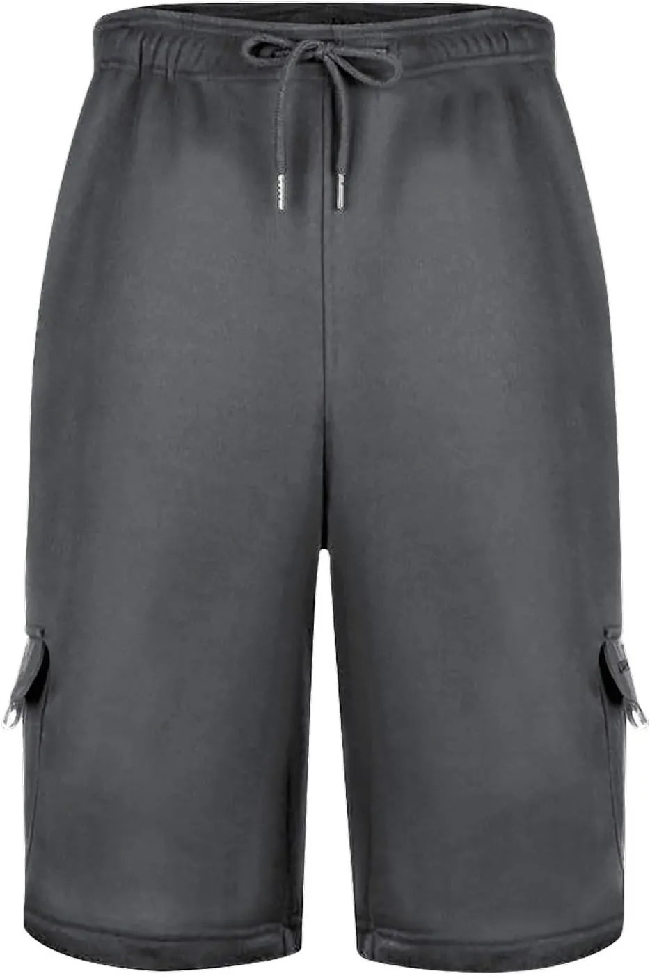 Cargo Shorts for Men Comfy Drawstring Elastic Waist Sports Sweat Shorts Lightweight Gym Workout Shorts Multi Pockets