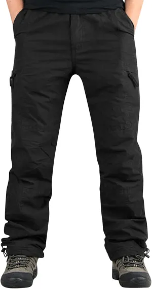 Cargo Sweatpants for Men Big and Tall Casual Jogging Trousers Lightweight Hiking Work Pants Outdoor Pant Winter Pants