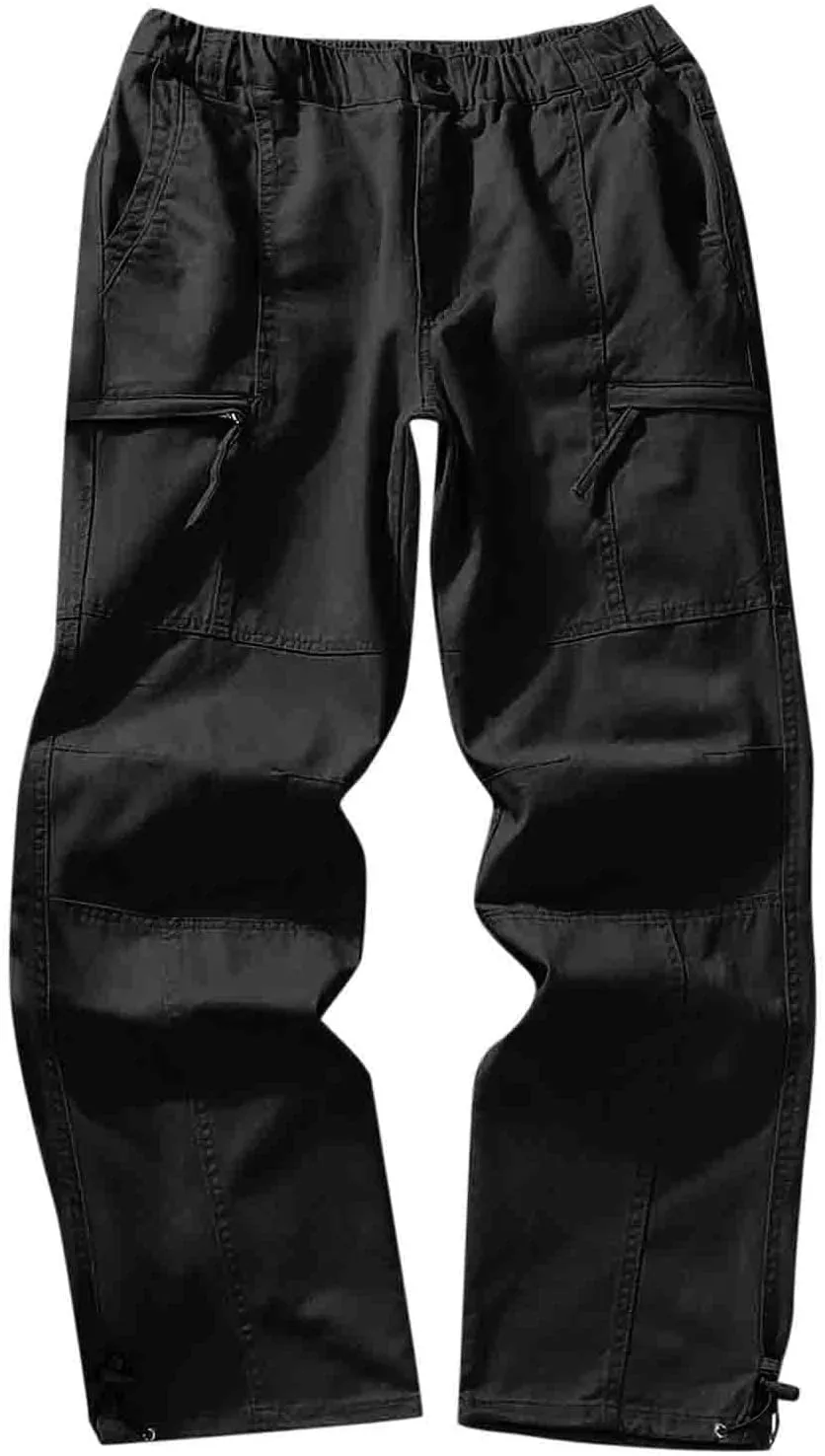 Cargo Sweatpants for Men Big and Tall Casual Jogging Trousers Lightweight Hiking Work Pants Outdoor Pant Winter Pants