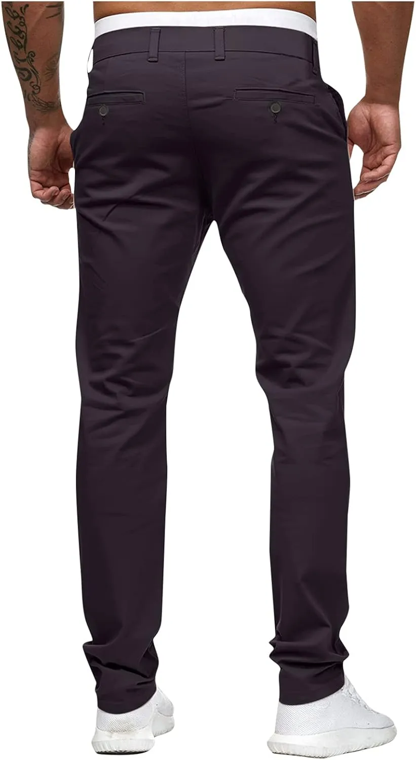 Cargo Trousers for Men Casual Sweatpants Outdoor Elastic Waist Drawstring Pant with Pockets Men's Pants Cargo Joggers