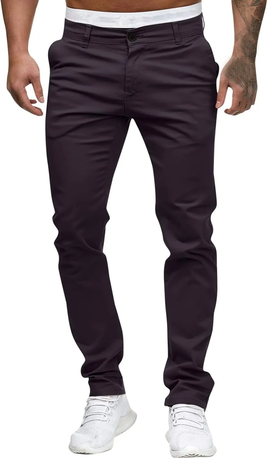 Cargo Trousers for Men Casual Sweatpants Outdoor Elastic Waist Drawstring Pant with Pockets Men's Pants Cargo Joggers