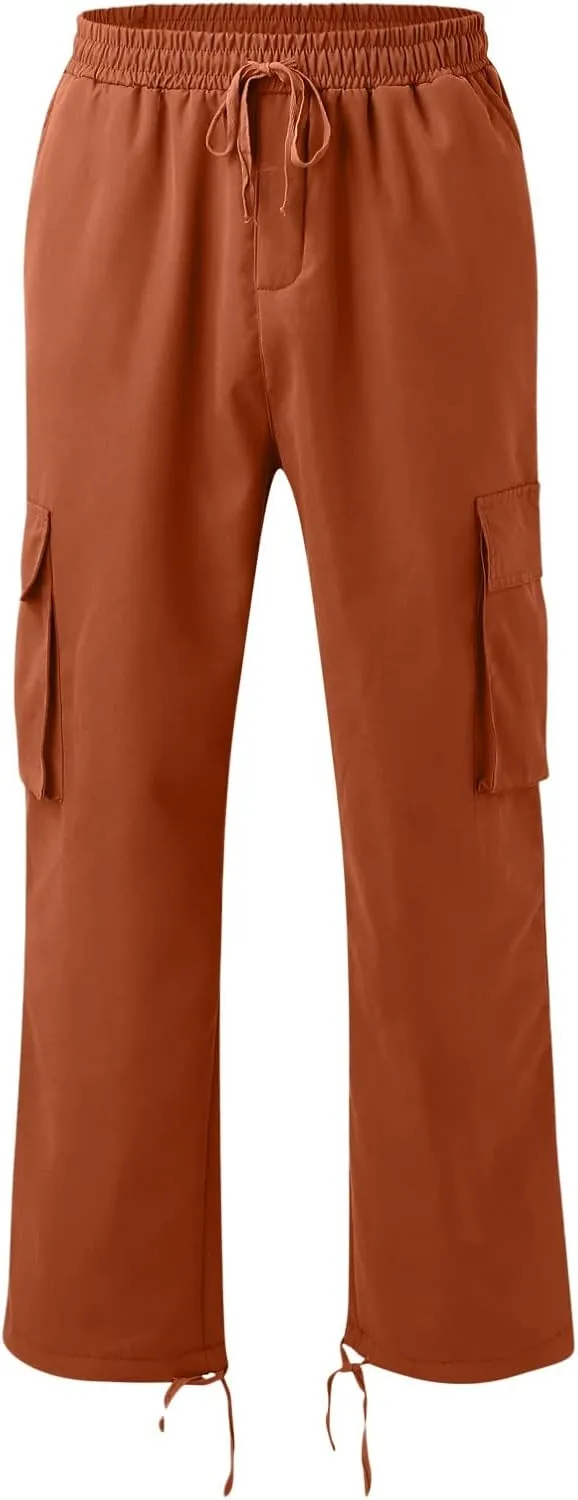Cargo Trousers for Men Multi-Pocket Pants Tooling Men's Pants Golf Pants Men Stretch Men's Heavyweight Cargo Fleece