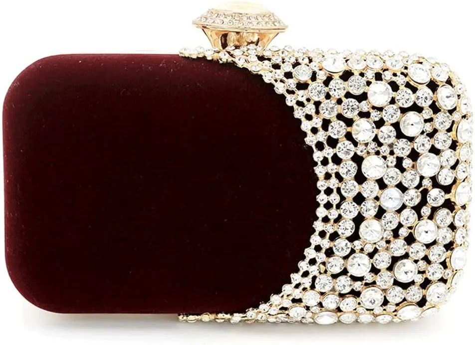 Clutch Purses for Women Evening Bags Envelope Purse Womens Bag Crossbody Evening Clutch Purse Formal Bag (Color : Red)