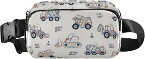 Construction Vehicle Excavator Women Fanny Packs Funky Belt Bag Hip Pouch Waterproof Crossbody Waist Pack