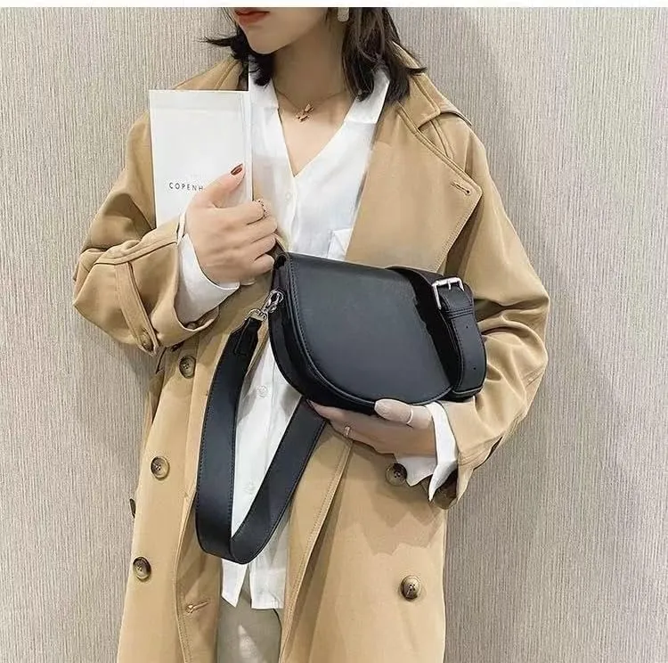 cross-body bag Netflix Wide Shoulder Strap Shoulder Crossbody Saddle Bag