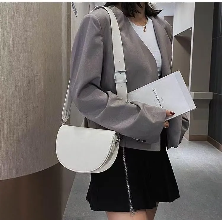 cross-body bag Netflix Wide Shoulder Strap Shoulder Crossbody Saddle Bag