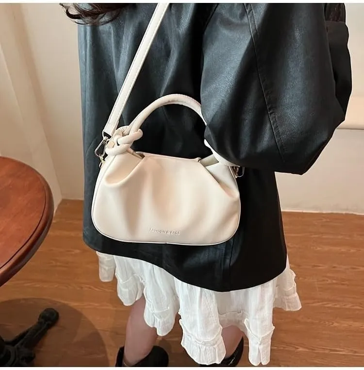 cross-body bag Pleated Bucket Satchel