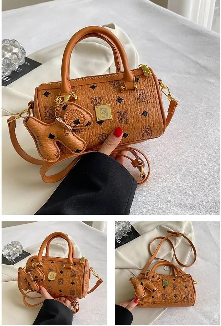 cross-body bag Premium Round Bucket Commuter Shoulder Crossbody Bag