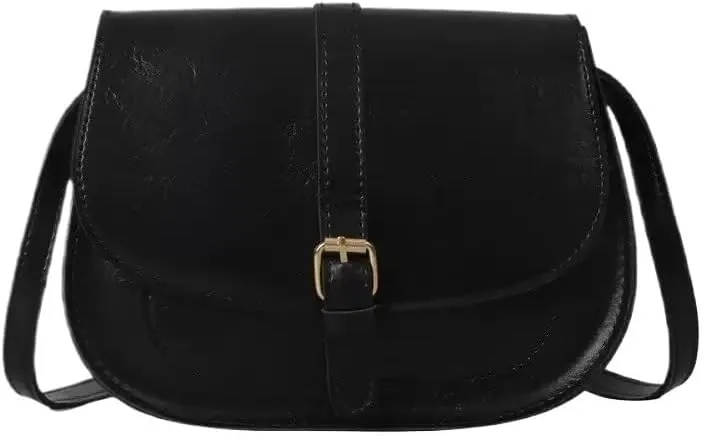 cross-body bag Solid Color Commuter Crossbody Saddle Bag