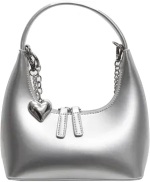 Cute Purse Small Hobo Bag Heart Charm Y2k Mini Purses Retro Classic Elegance Luxurious and Vintage Handbag