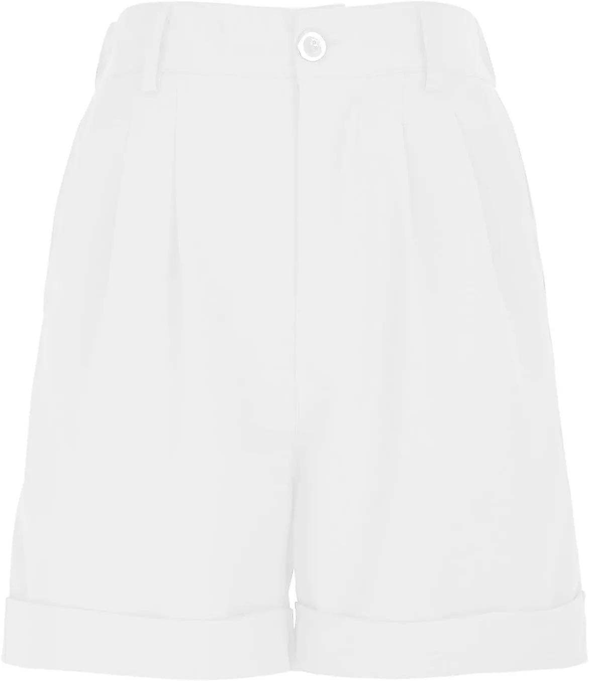 Dressy Shorts for Women Casual High Waisted Wide Leg Tailored Pleated Shorts Summer Business Work Short with Pockets