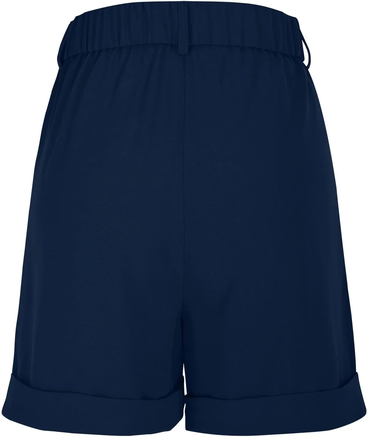 Dressy Shorts for Women Casual High Waisted Wide Leg Tailored Pleated Shorts Summer Business Work Short with Pockets