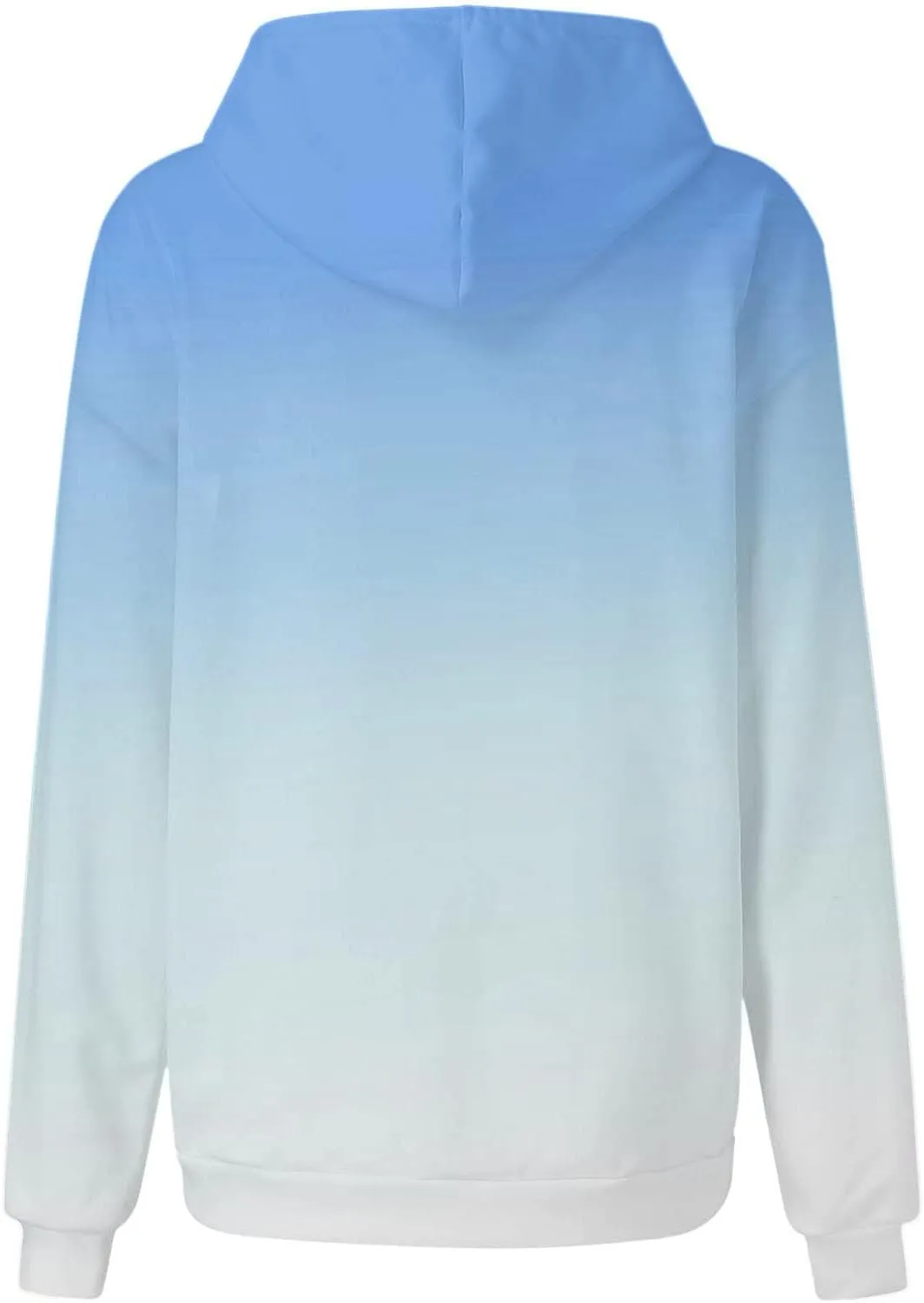 Fashion Tie Dye Hoodies For Women Pocket Long Sleeve Drawstring Oversized Pullover Fall Winter Gradient Sweatshirts