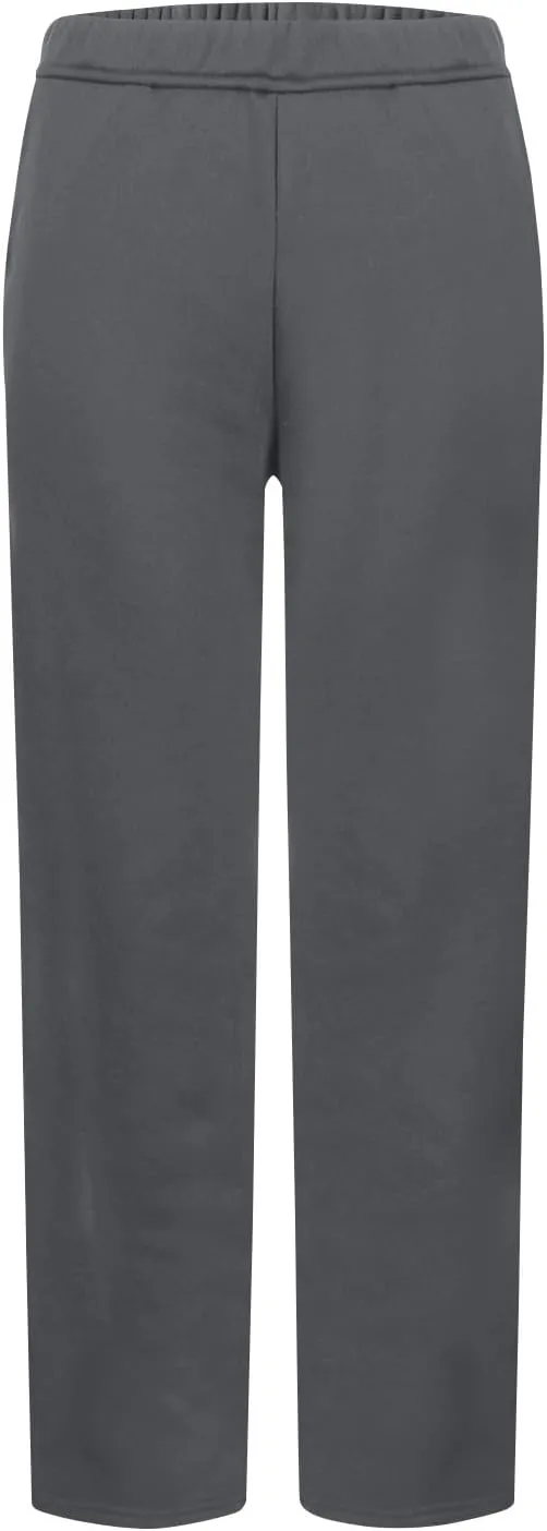 Fleece Straight Leg Sweatpants for Women Elastic High Waisted Joggers Athletic Sweat Pants Lounge Pants with Pockets