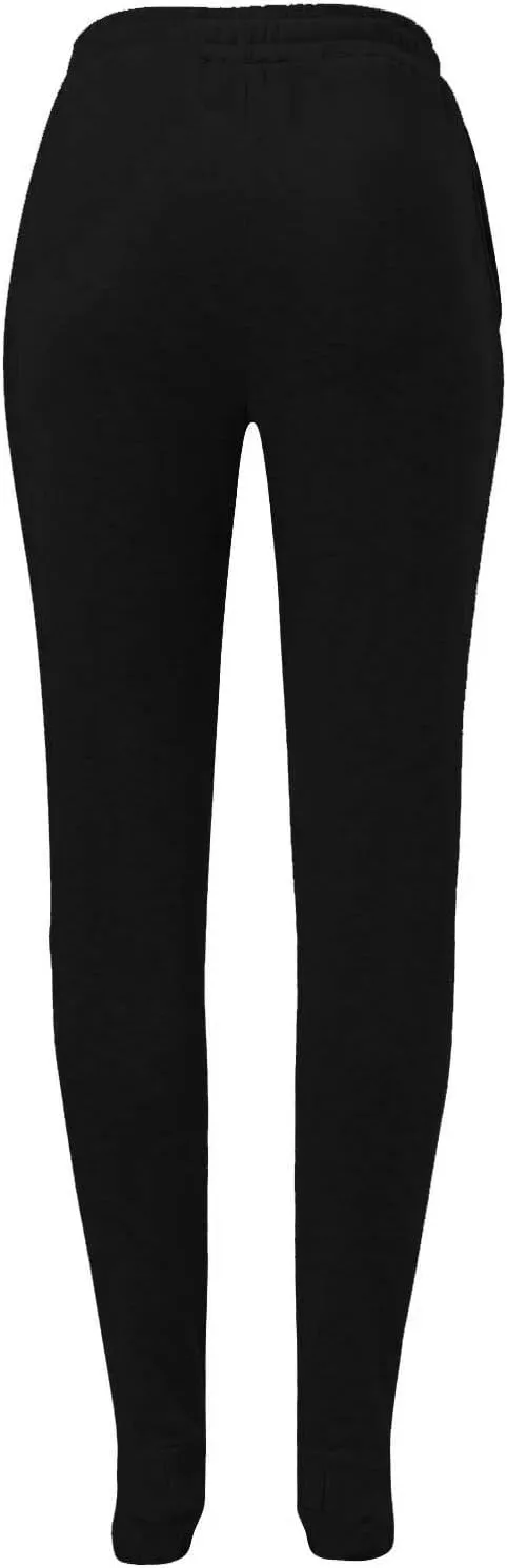 Footed Sweatpants for Women Classic High Waisted Loose Fit Casual Trousers Pockets Drawstring Pajama Pants for Women