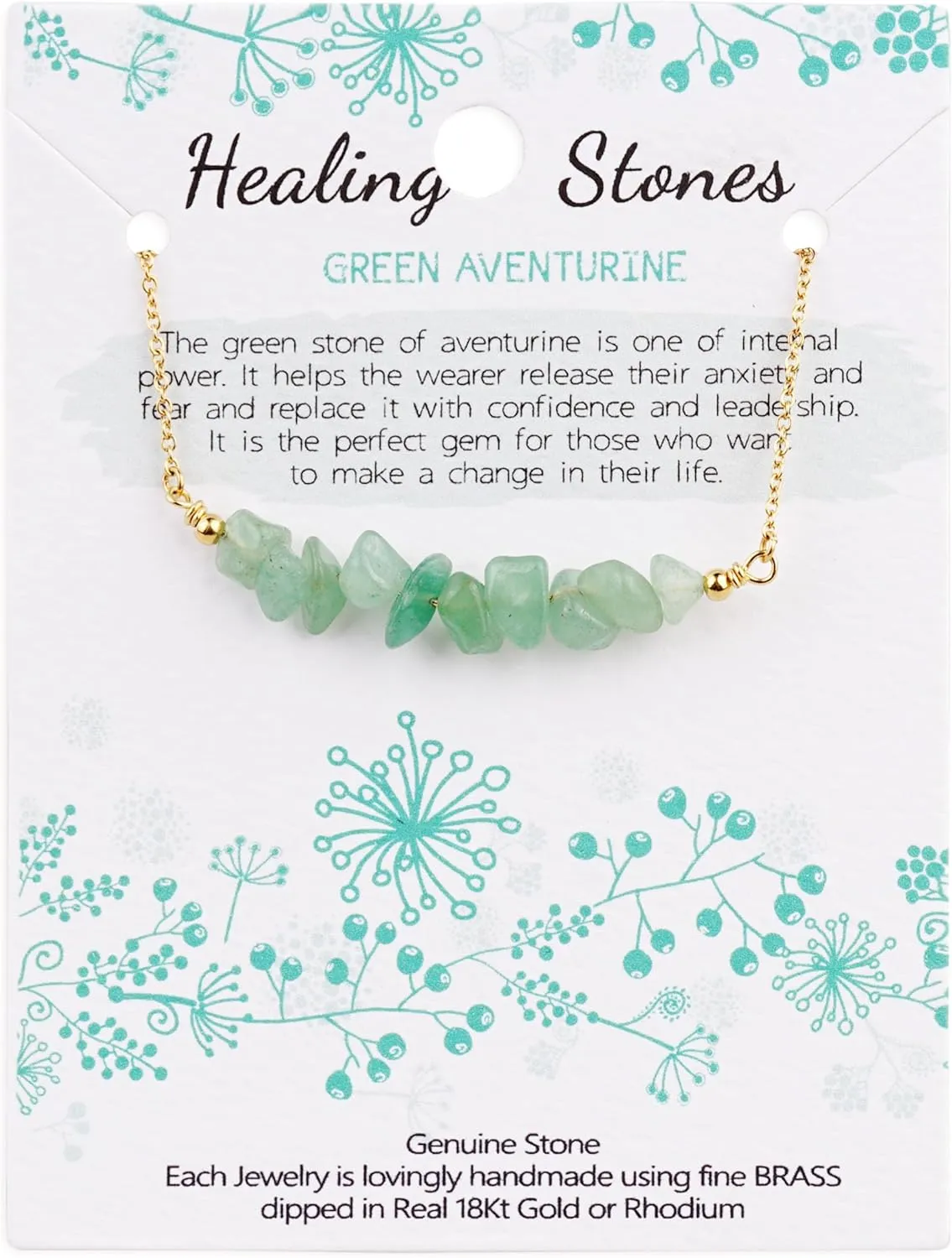 Gemstone Bar Necklaces for Women Gold Silver Plated Crystal Stone Beaded Necklace Pendant Dainty Choker Necklaces for Jewelry Gift