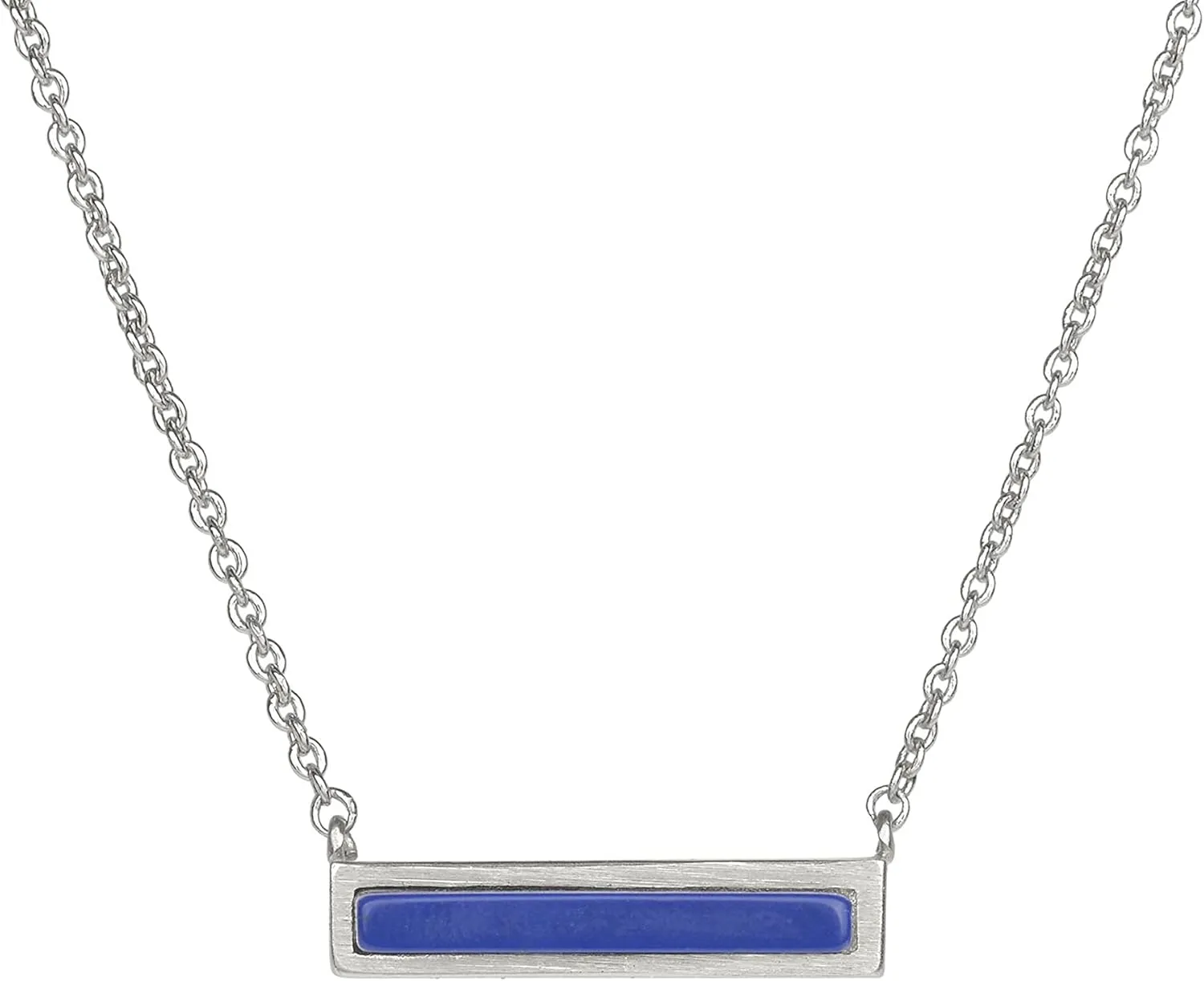 Gemstone Bar Necklaces for Women Gold Silver Plated Simulated Turquoise Necklace Pendant Triangle Square Necklaces Dainty Choker Necklace Jewelry Gift