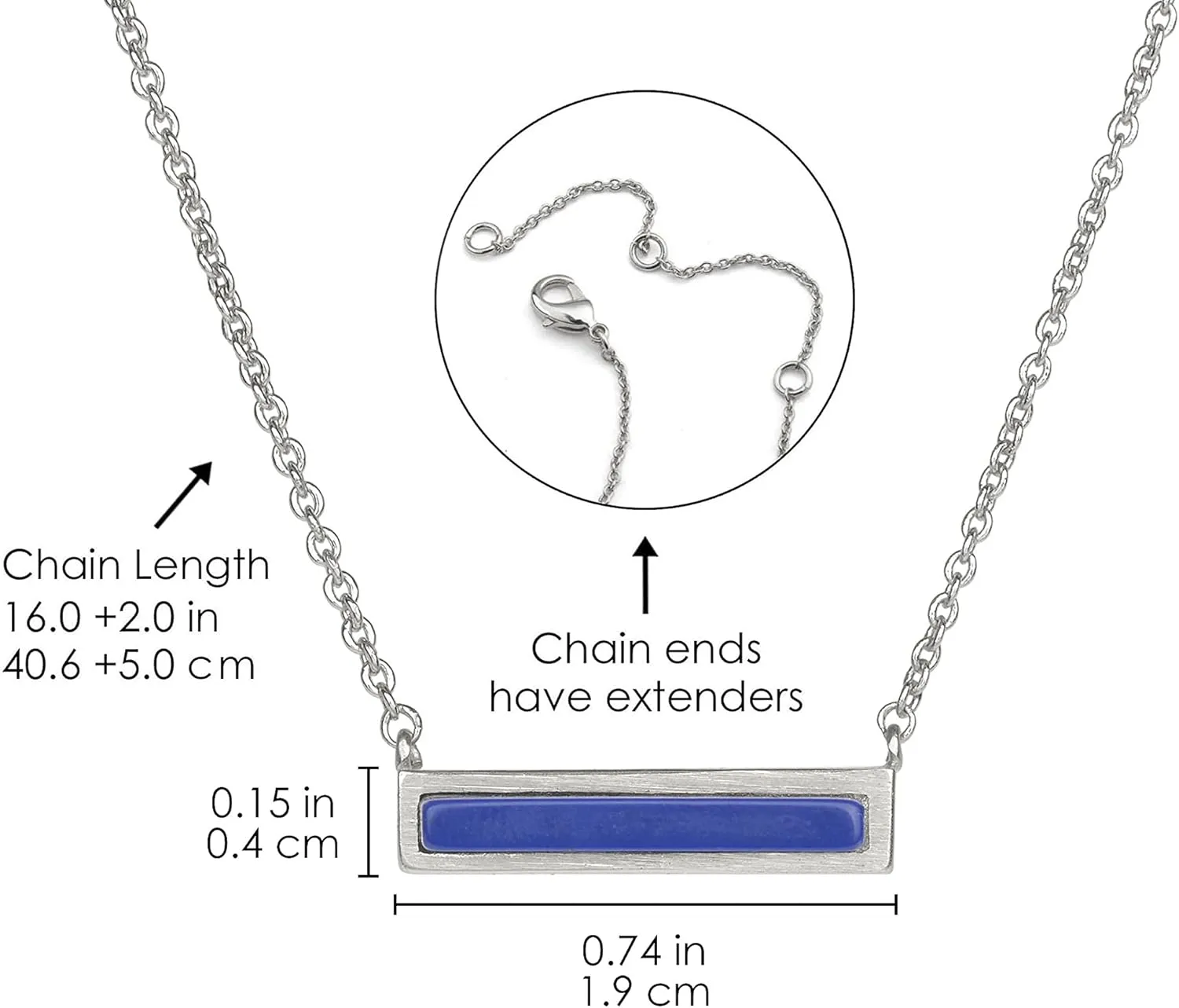 Gemstone Bar Necklaces for Women Gold Silver Plated Simulated Turquoise Necklace Pendant Triangle Square Necklaces Dainty Choker Necklace Jewelry Gift