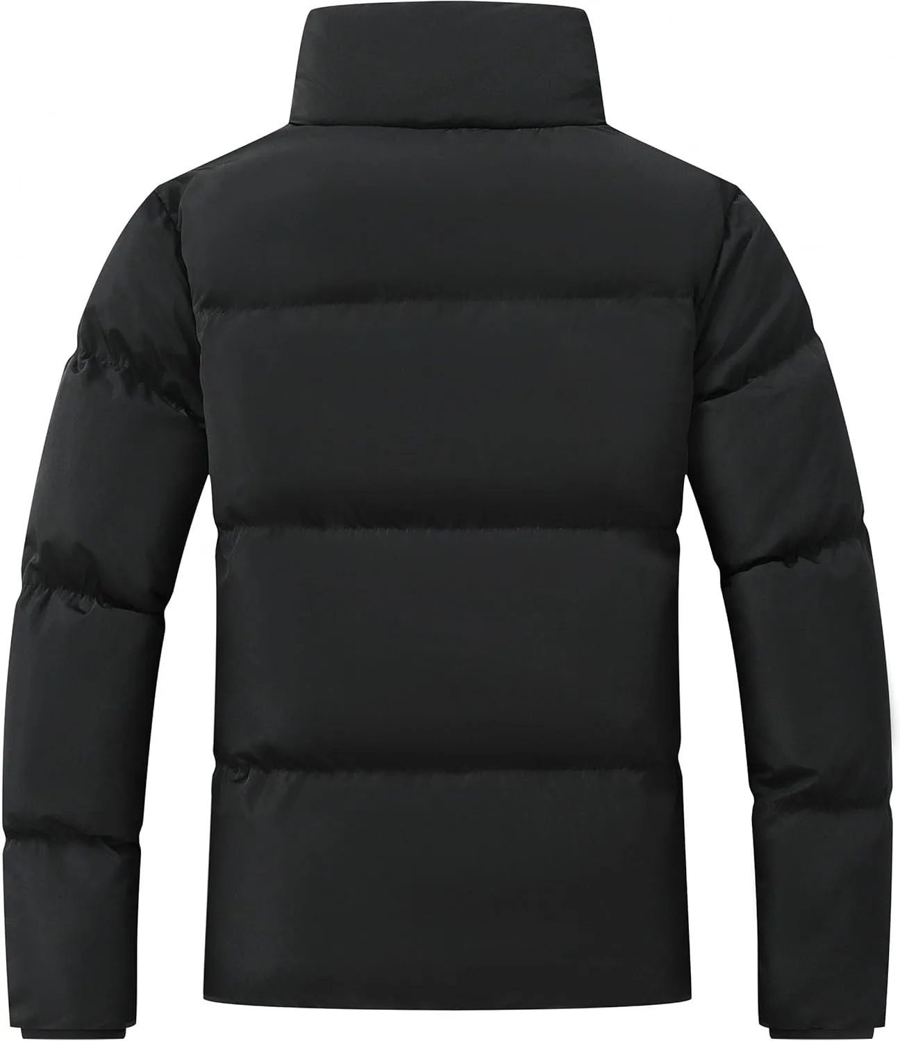 GIMECEN Women's Winter Coat Full-Zip Down Jacket Waterproof Puffer Coat Warm Parkas Long Sleeve Outerwear