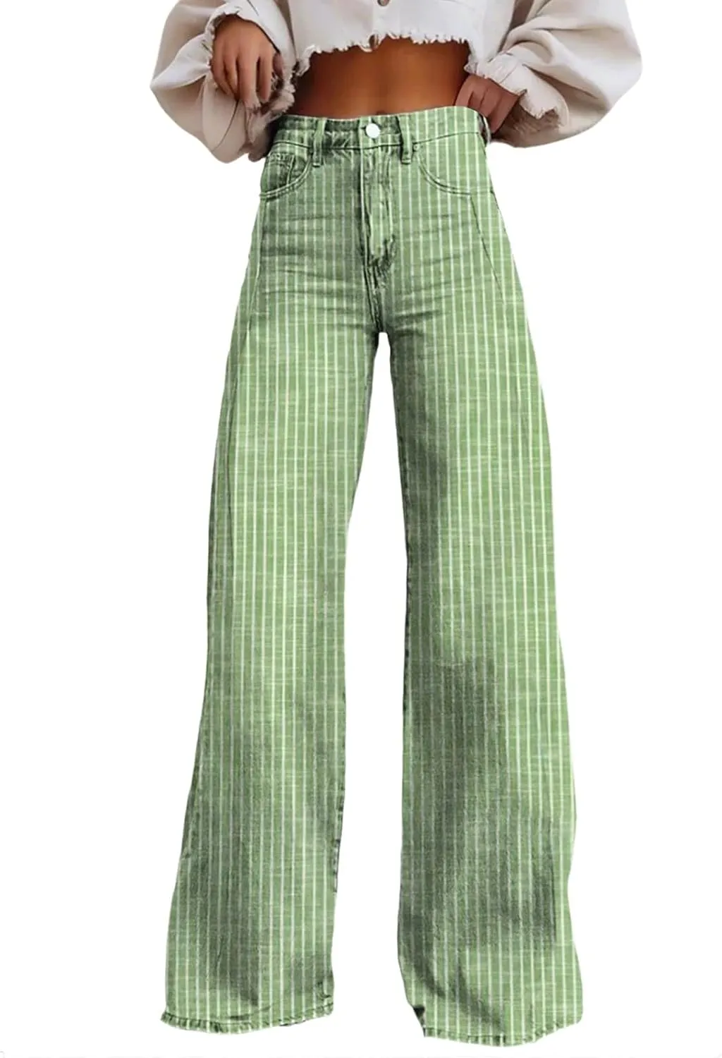 Jeans for Women, Jeans Women Stretchy Trendy Plus Size Baggy Trousers Low Rise 2025 Straight Leg Summer