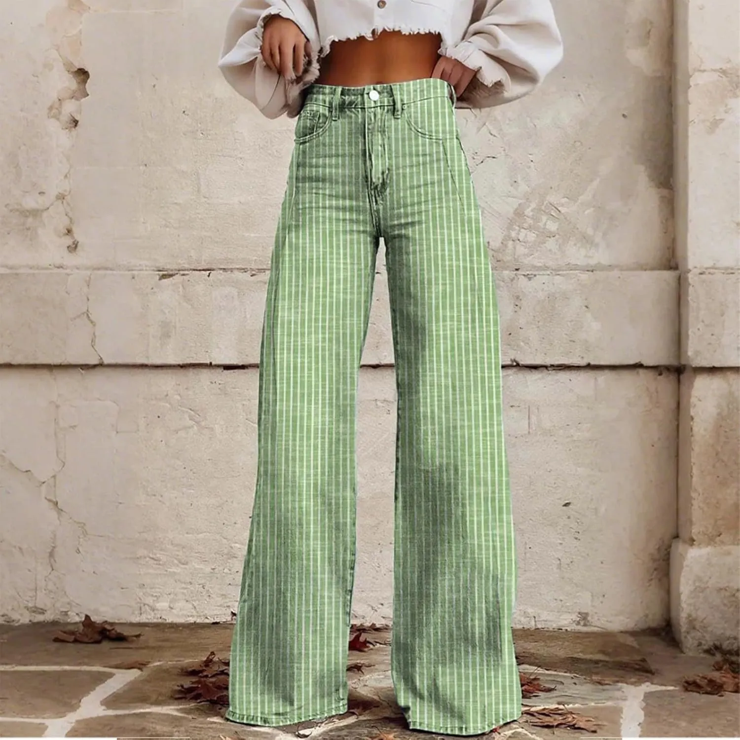 Jeans for Women, Jeans Women Stretchy Trendy Plus Size Baggy Trousers Low Rise 2025 Straight Leg Summer