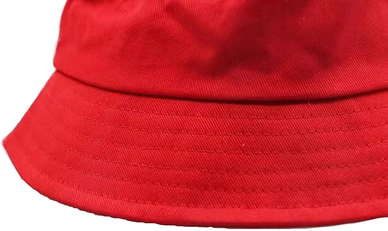 Kids 1-3T Sun Bucket Hats Toddler Anti-UV-Protection - Cotton Wide Brim Hats Fit for 52cm(20.5inches)