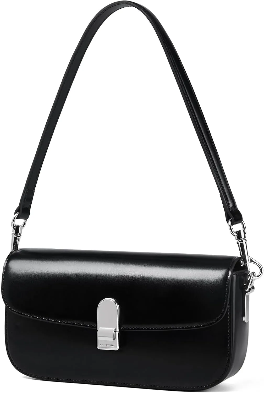 LA FESTIN Split Leather Crossbody Purses For Women With Dual Straps - Trendy Women's Shoulder Handbags Designer Satchel Bags