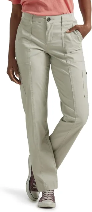 Lee Women's Petite Ultra Lux Comfort with Flex-to-go Utility Pant