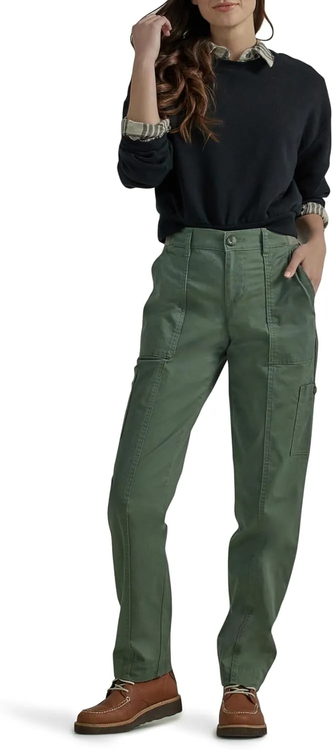Lee Women's Petite Ultra Lux Comfort with Flex-to-go Utility Pant